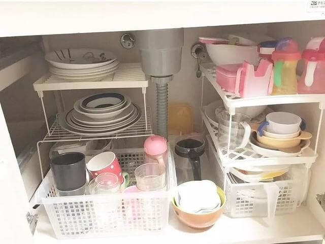 一直被忽視的水槽柜，竟可以收納這么多物品