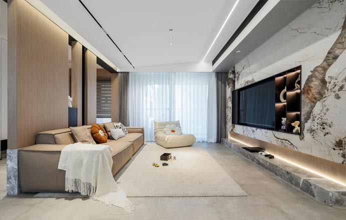 寶安·海納公館117m2現代簡約，獨樹一幟